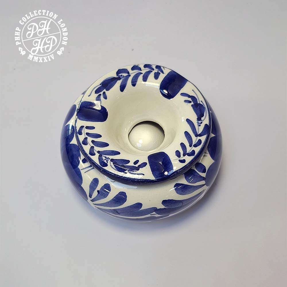 BLUE & WHITE HANDPAINTED